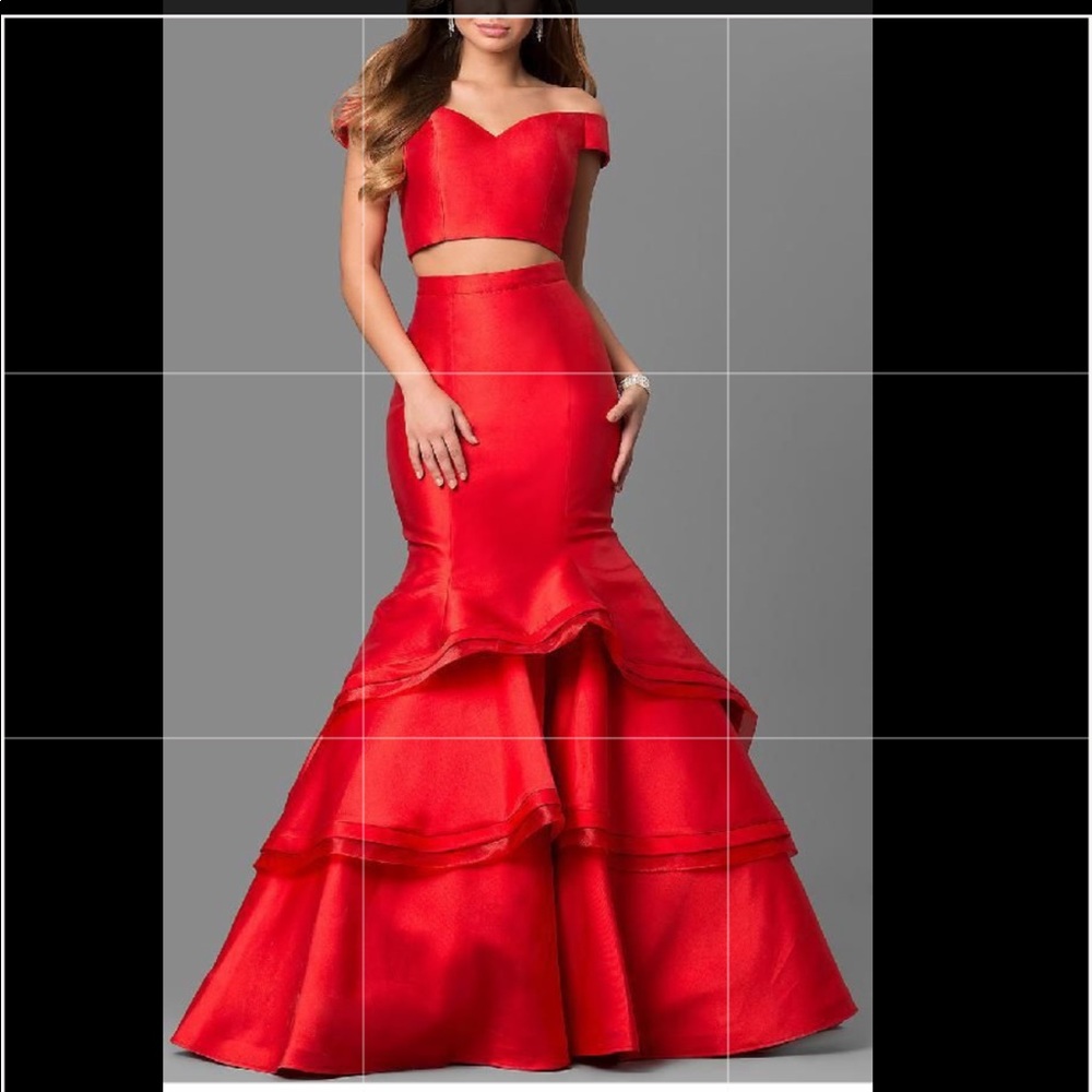Jovani style #46866 burgundy color